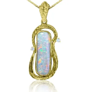 18kt Boulder Opal pendant