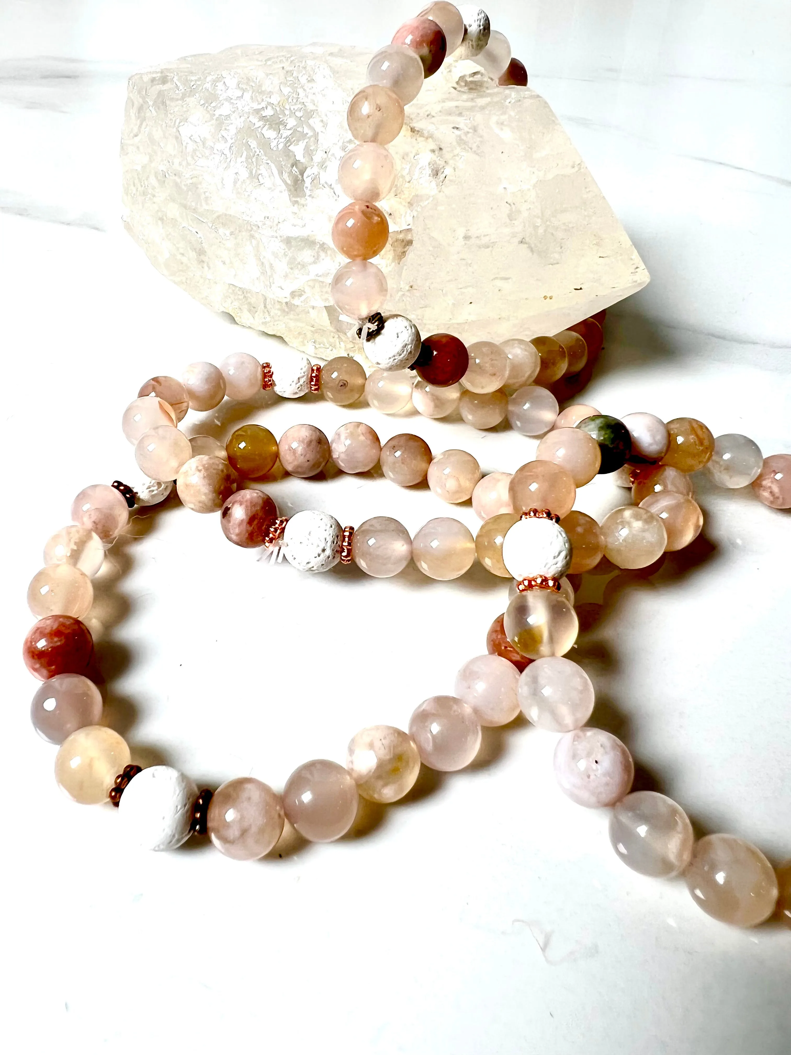 Bracelet, Cherry Blossom, Stone of emotional nurturing