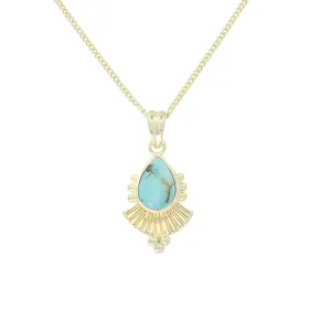 CLEOPATRA TURQUOISE NECKLACE