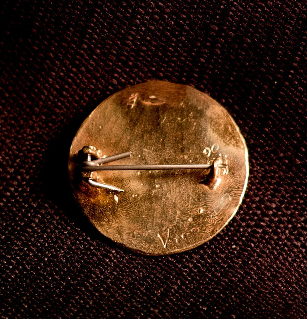 Frankish - Germanic Round Brooch - W-92