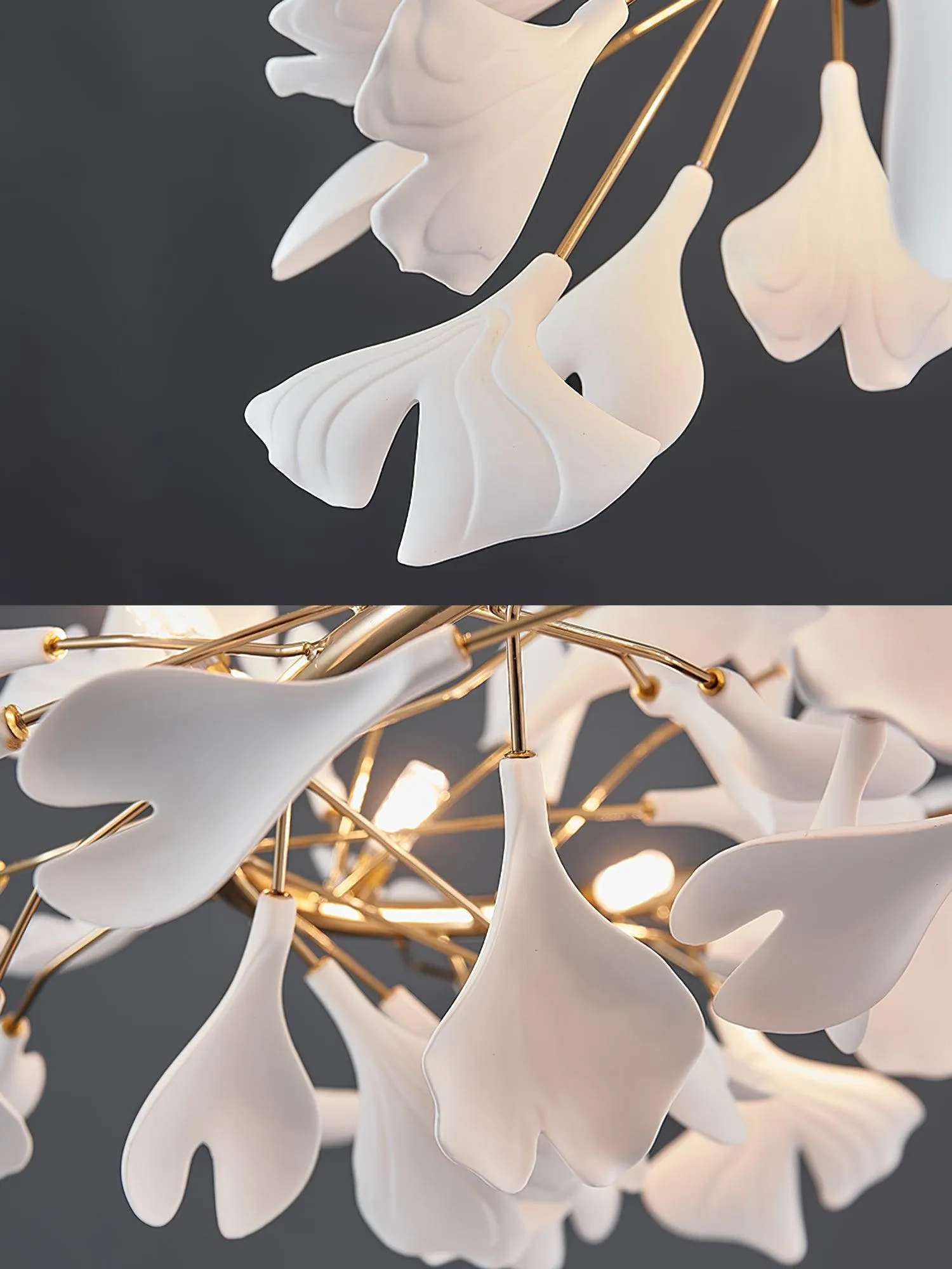 Gingko Chandelier U Style