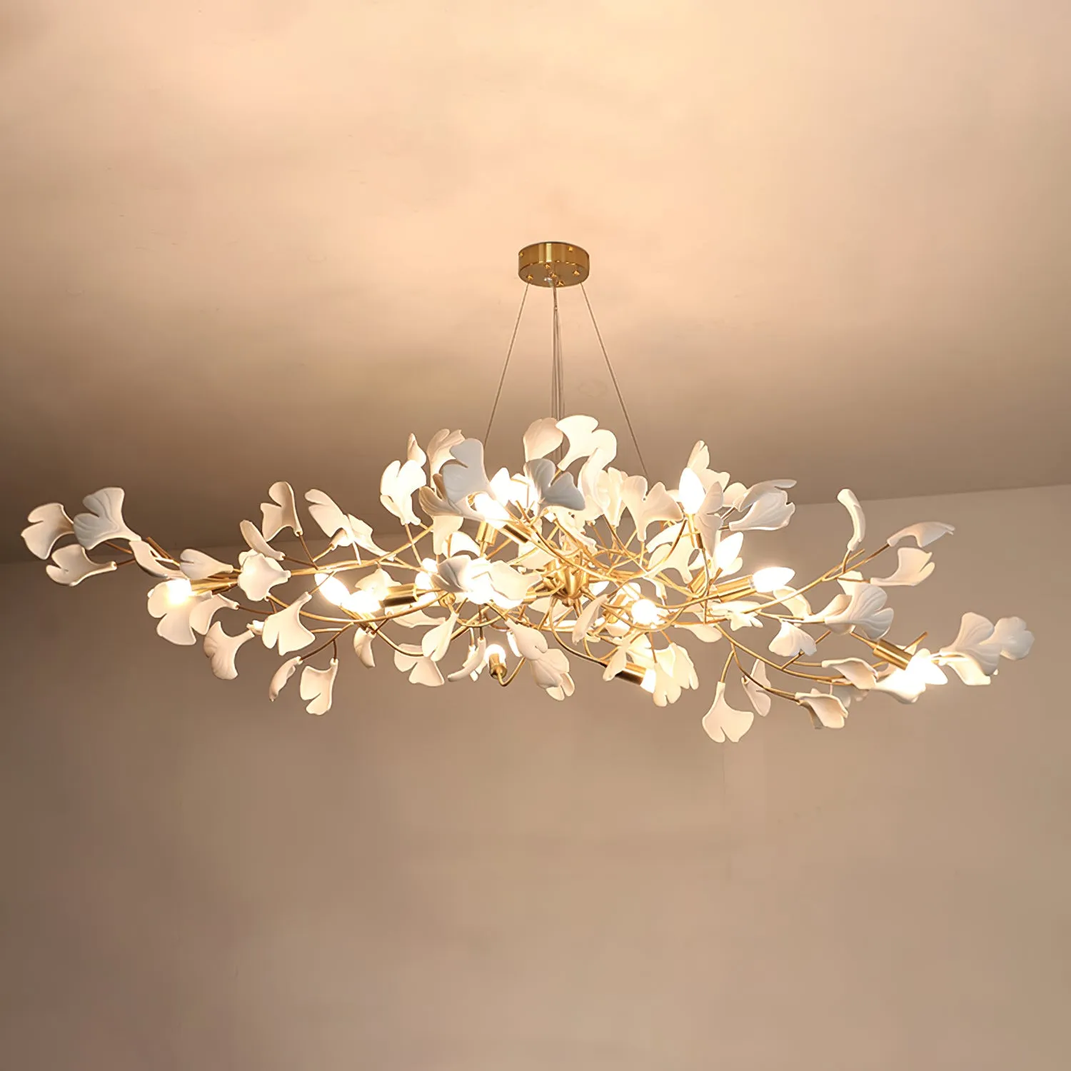 Gingko Long Version Chandelier