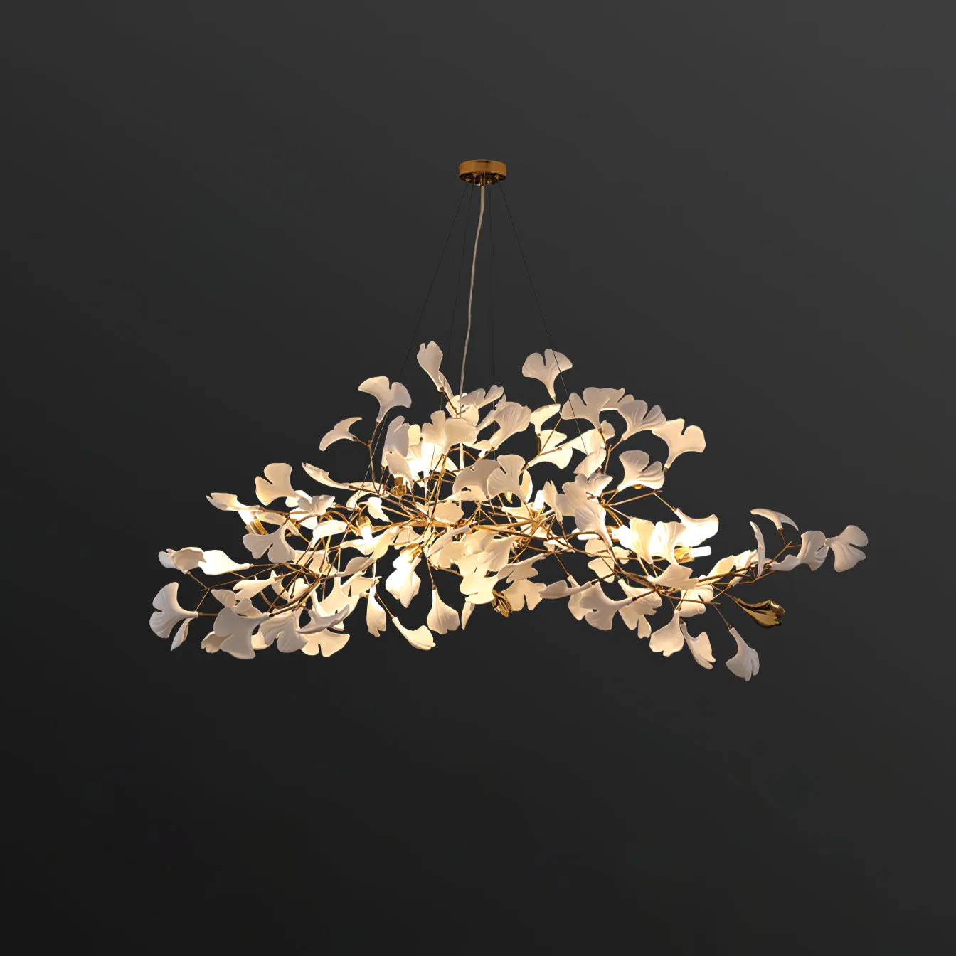 Gingko Long Version Chandelier