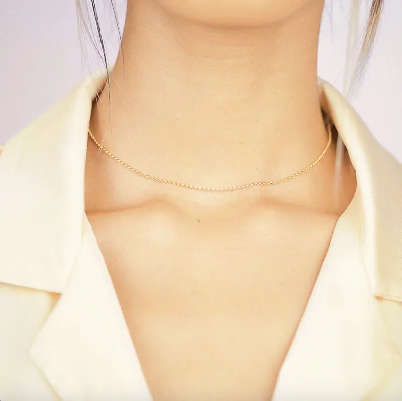 Gold Rolo Necklace