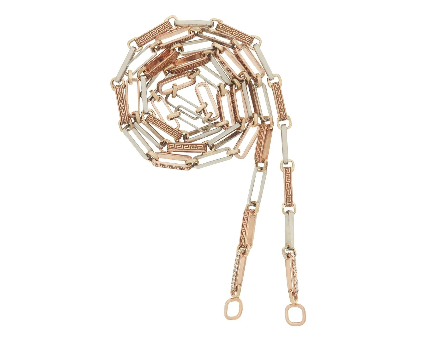 Meander Chain Bracelet in Gold