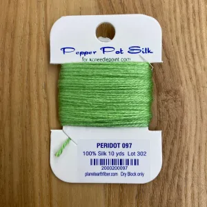 Pepper Pot Silk Card 097 Peridot
